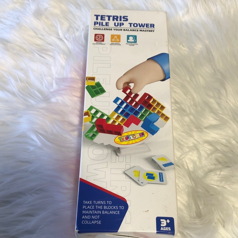 New Tetris Pile Up Tower Game - Brain Development Multi Player Multicolor